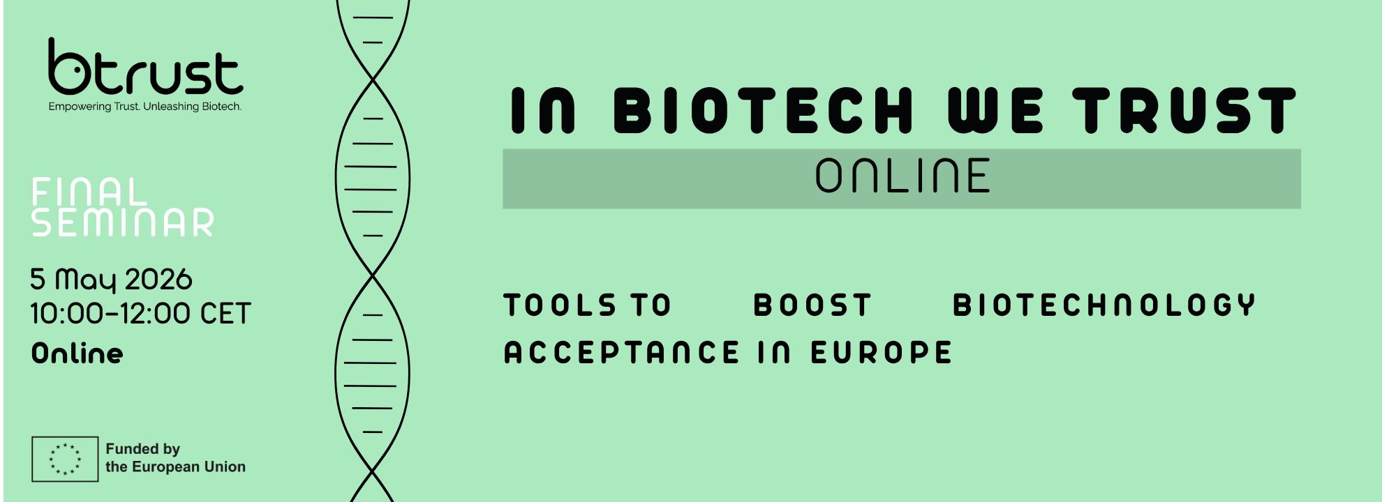 B-Trust Webinar: In Biotech we Trust – Tools to Boost Biotechnolo...