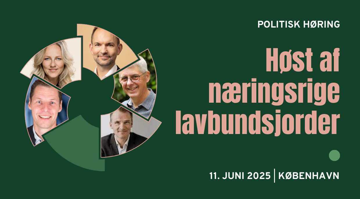 Høst af lavbundsjorde - høring på Christiansborg