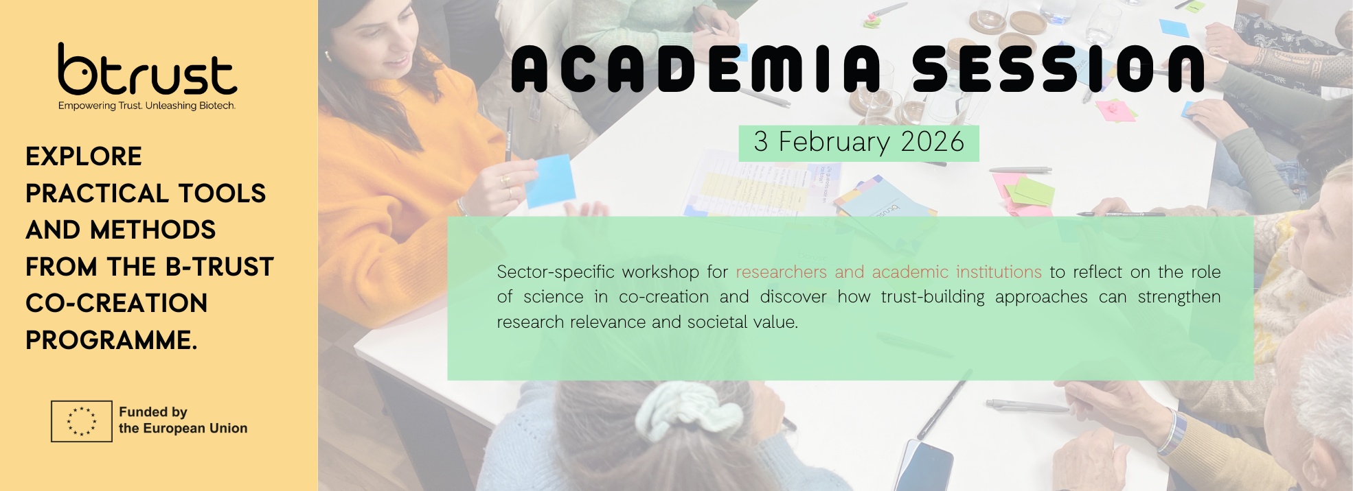 Building on B-Trust: Results & Methods for Academia