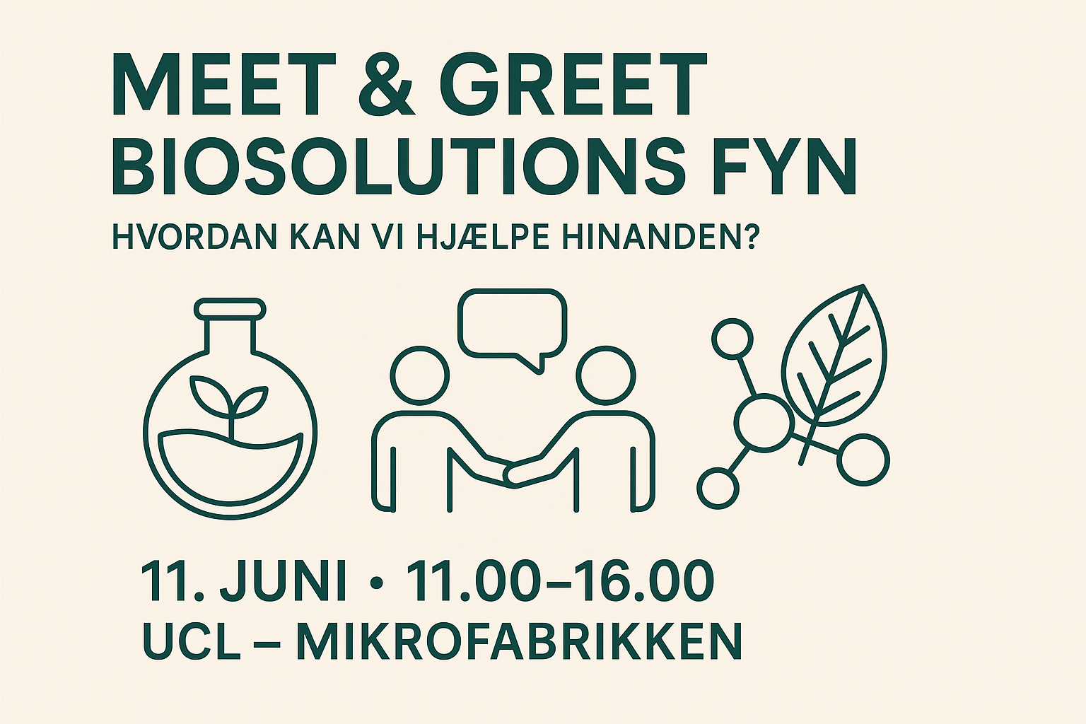 Meet & Greet – Biosolutions Fyn: Hvordan kan vi hjælpe hinanden?